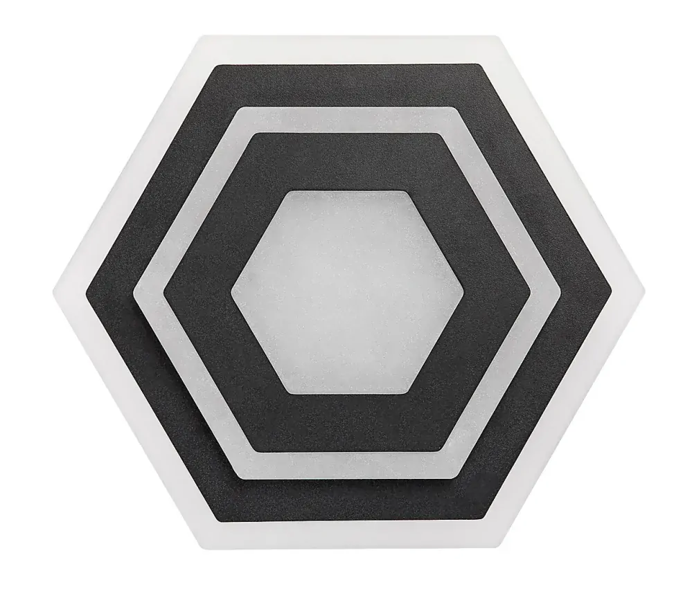 Rabalux 71113 BITSI - LED moderní svítidlo na zeď, LED 23W,  3000 + 6000K, 27 x 23,5cm