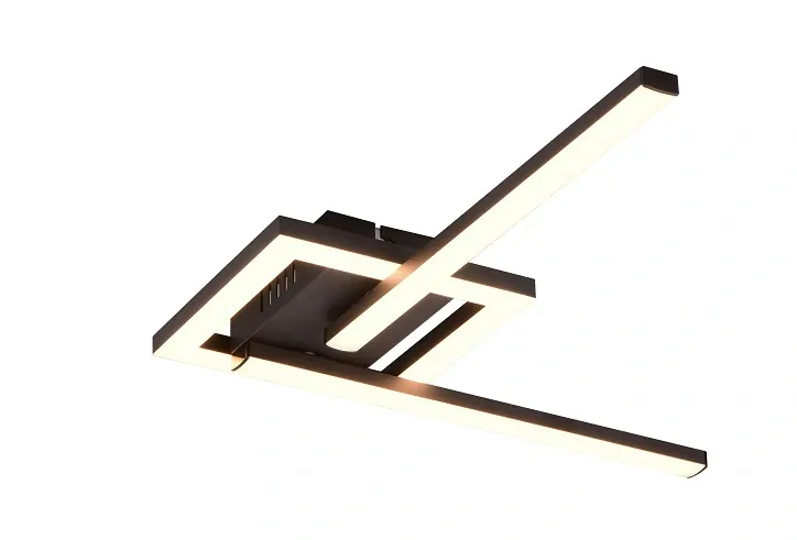 Trio Leuchten R67303132 VIALE - Stropní LED svítidlo v černé barvě 54 x 16cm, 17W, 1860lm, 3000K