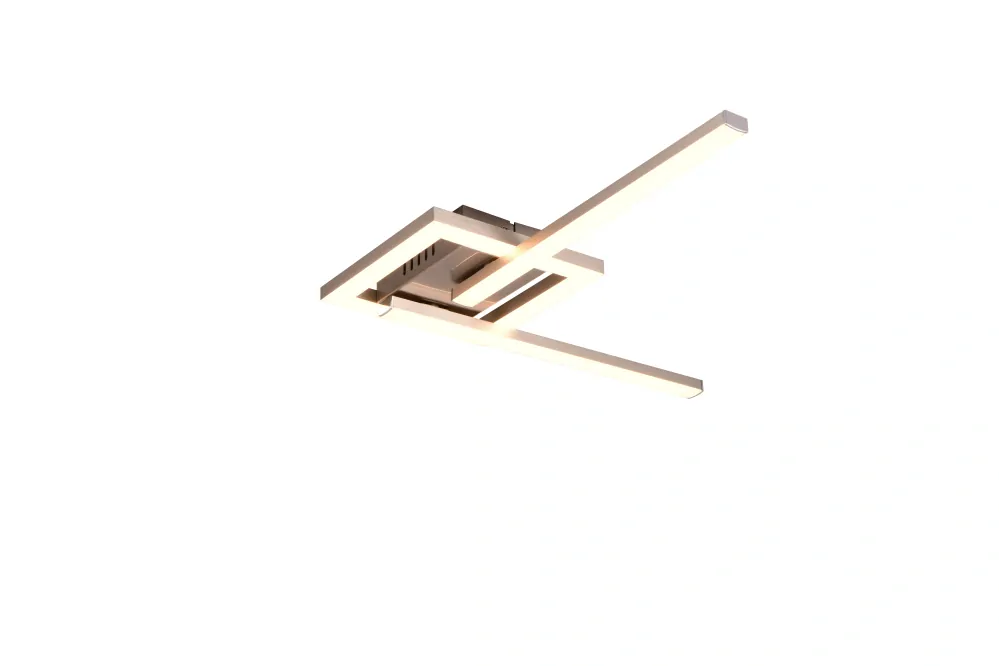 Trio Leuchten R67303107 VIALE - Stropní LED svítidlo v matném niklu, 54 x 16cm, 17W, 1860lm, 3000K