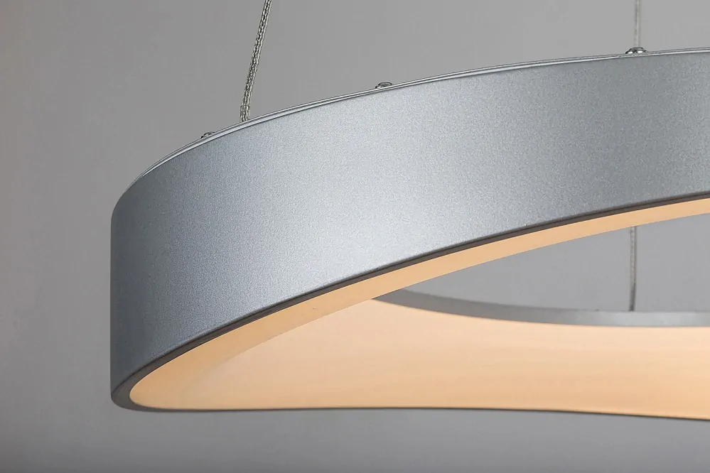 Rabalux 72236 ILIANA - LED kulaté závěsné svítidlo ve stříbrné barvě, Ø 52cm, 56W, 3000K