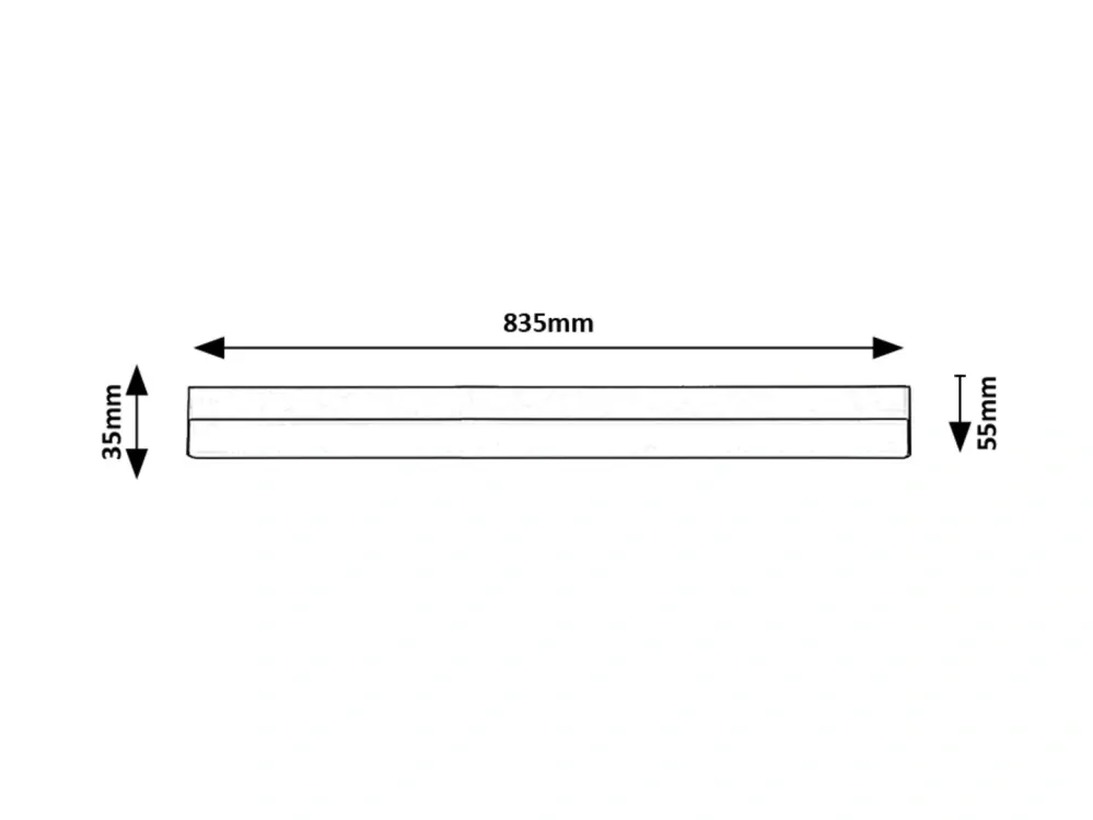 Rabalux 78050 BAND2 - Kuchyňské podlinkové svtítidlo bez vypínače v bílé barvě, LED 20W, 1650lm, 4000K, 83,5cm