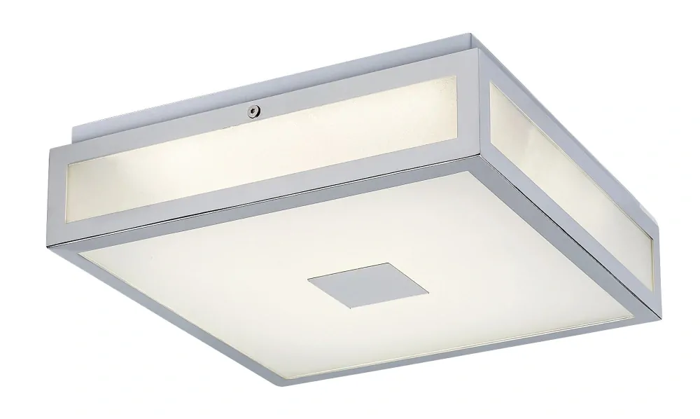 Rabalux 75032 ZOYA - Stropní LED svítidlo do koupelny v chromové barvě, LED 18W, 4000K, IP44, 30 x 30cm