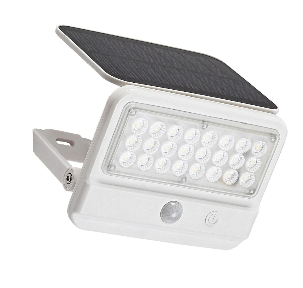 Rabalux 77090 FLAXTON - LED solární nástěnné svítidlo s pohybovým čidlem, 7W, 700lm, 4000K, IP54