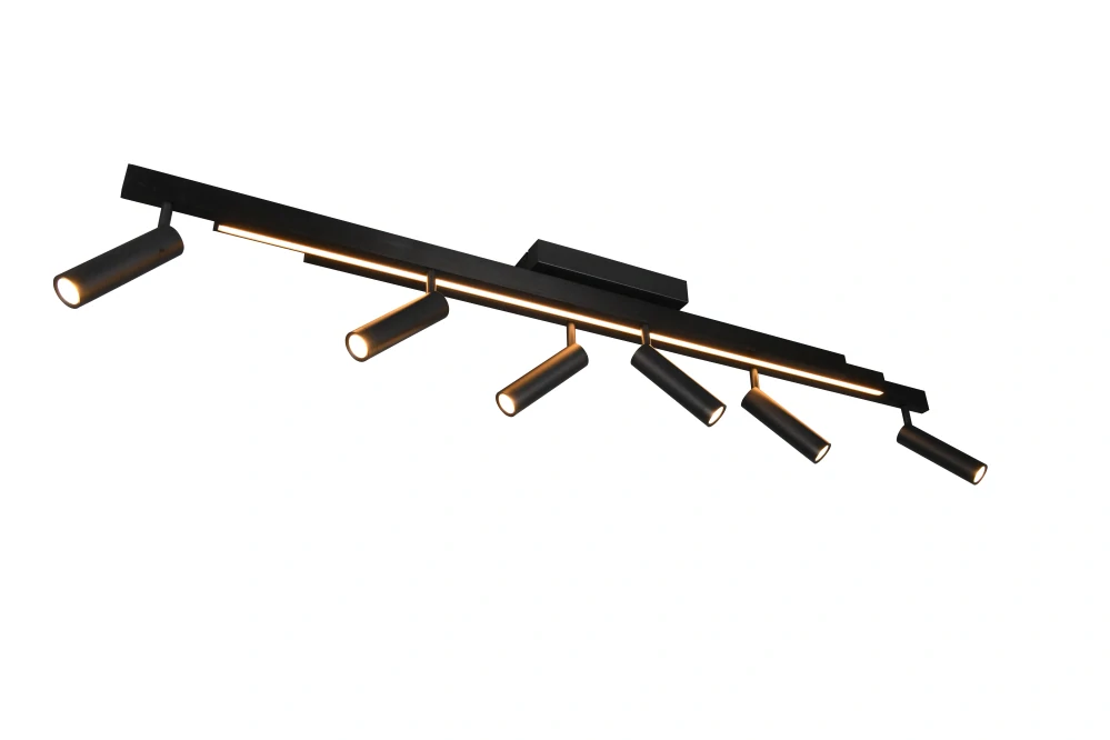 Trio Leuchten 648310732 ZENO - Moderní LED stropní svítidlo s dálkovým ovladačem, LED 33W + 18W, 2700 - 6500K, 180cm