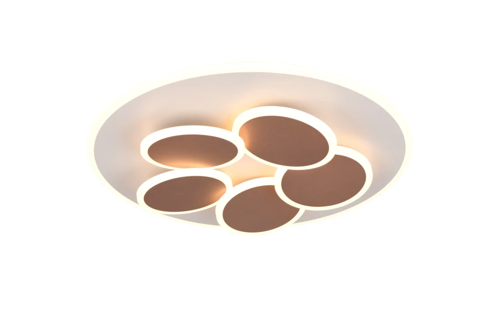 Trio Leuchten 653210676 MANDALA - Moderní LED stropní lustr s dálkovým ovladačem, LED 35W, 2700 - 6500K, Ø 49cm