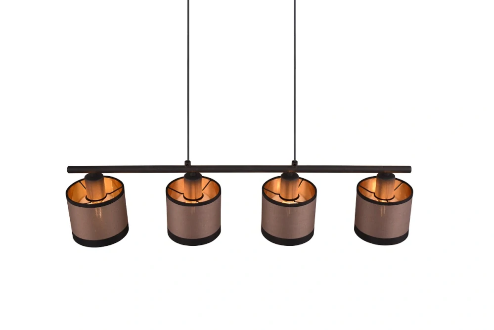 Trio Leuchten R31554041 DAVOS - Závěsný lustr nad jídelní stůl, 4 x E14, 75cm