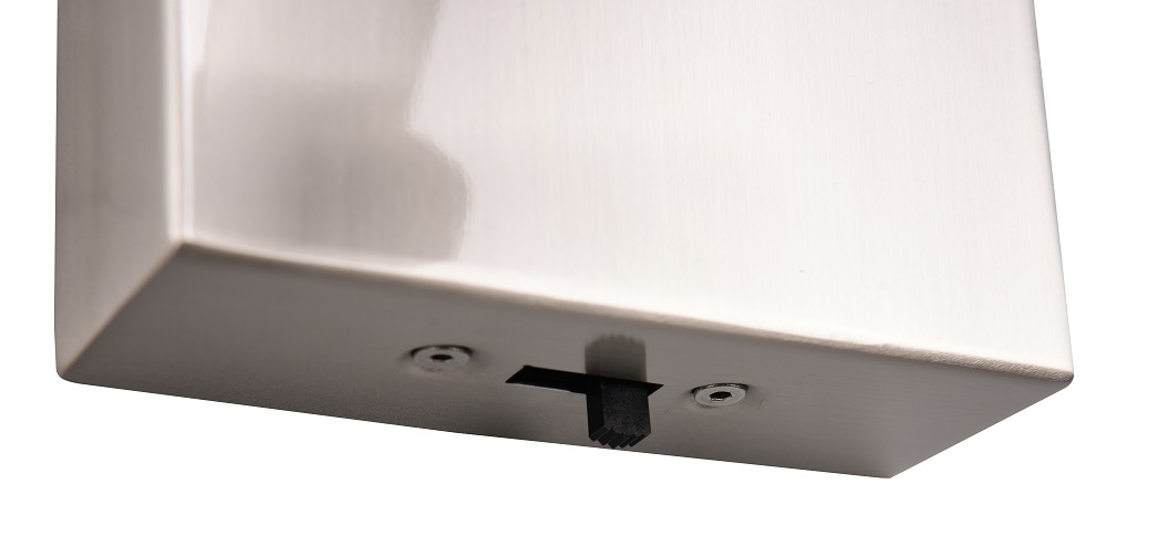 Trio Leuchten 855310107 IKARIS - LED nástěnné svítidlo v matném niklu a černé barvě s přepínačem barvy světla 2300 + 3000 + 4000K, LED 4,5W