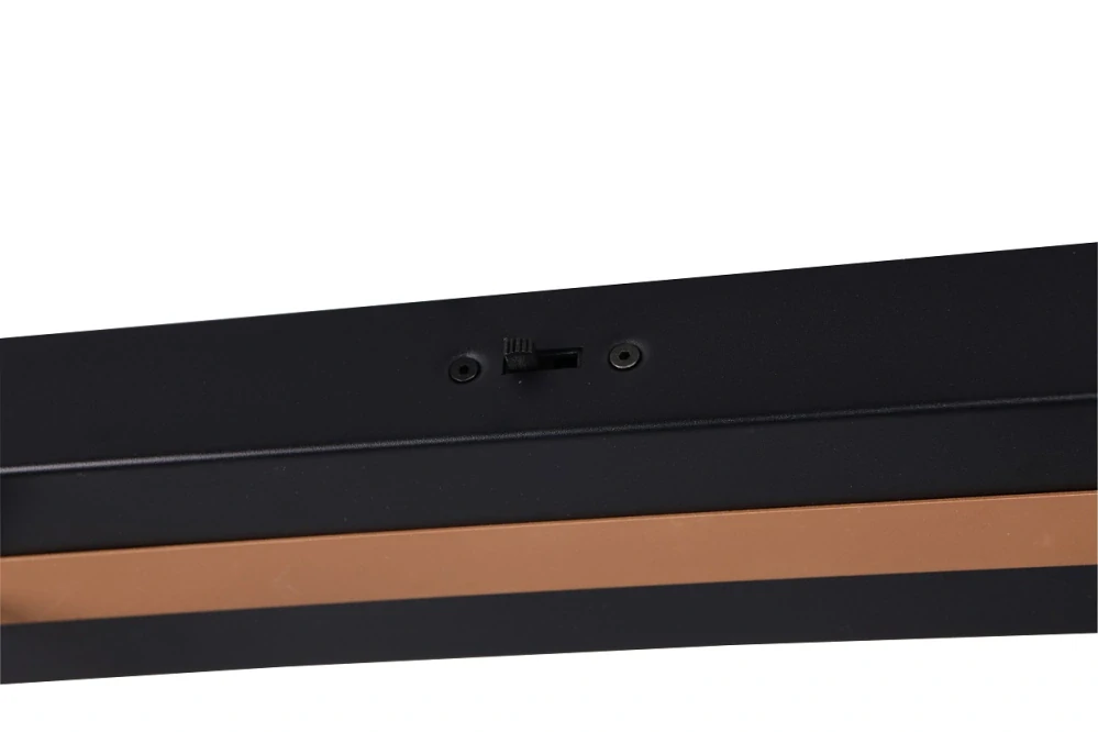 Trio Leuchten 855310632 IKARIS - LED stropní svítidlo v černé a kávové barvě s přepínačem barvy světla 2300 + 3000 + 4000K, LED 27W