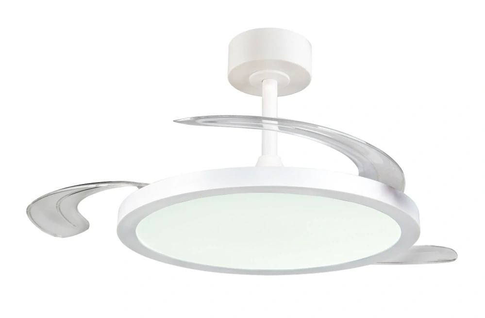 Trio Leuchten R64452131 KASFJORD - Stropní šestirychlostní LED elegantní ventilátor s dálkovým ovladačem, LED 34W, 2700-6500K, Ø 106cm