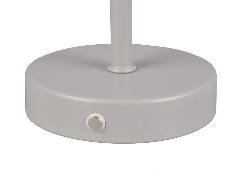 Trio Leuchten R59151177 JEFF - Stmívatelná nabíjecí přenosná lampička v šedé barvě, LED 1,5W, 3000K