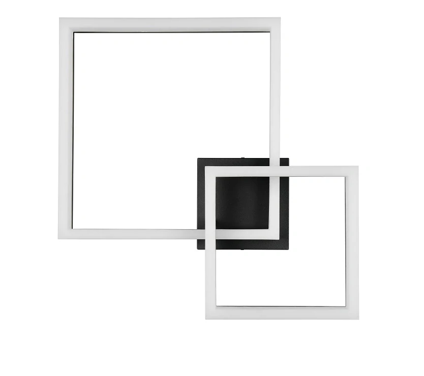 Trio Leuchten R65771232 CAMINO - Stropní LED černé svítidlo 62 x 46cm, 22W, 2800lm, 3000K