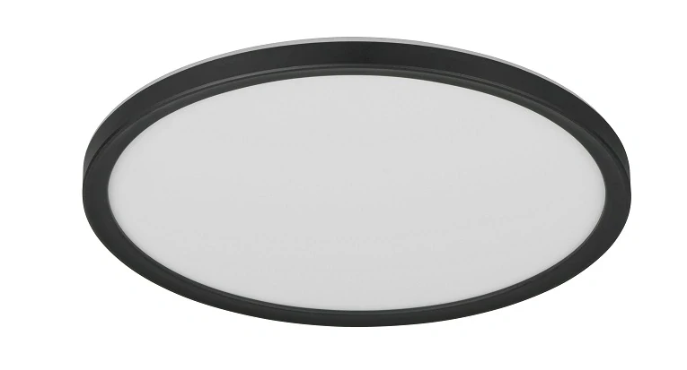 Trio Leuchten R63011102 JOKO - LED černé stropní svítidlo stmívatelné ovladačem 18W, 2100lm, 2700 - 6500K, Ø 29cm