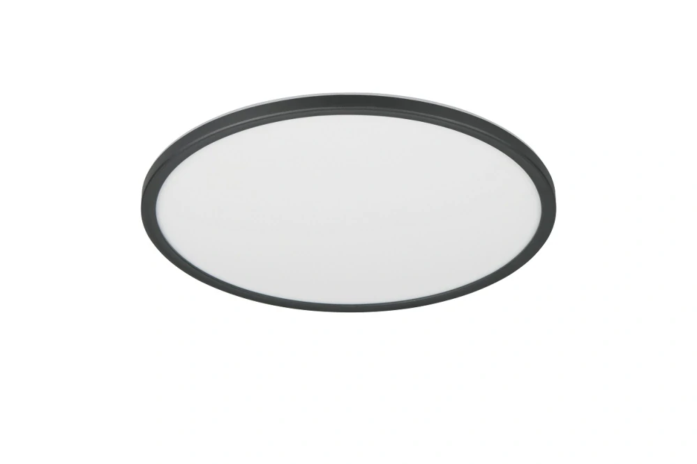 Trio Leuchten R63011902 JOKO - LED černé stropní svítidlo stmívatelné ovladačem 22W, 2700lm, 2700 - 6500K, Ø 42cm