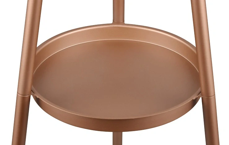 Trio Leuchten R41561065 COLETTE - Stojací lampa s kovovou trojnožkou a textilním stínidlem, 1 x E27, 152cm