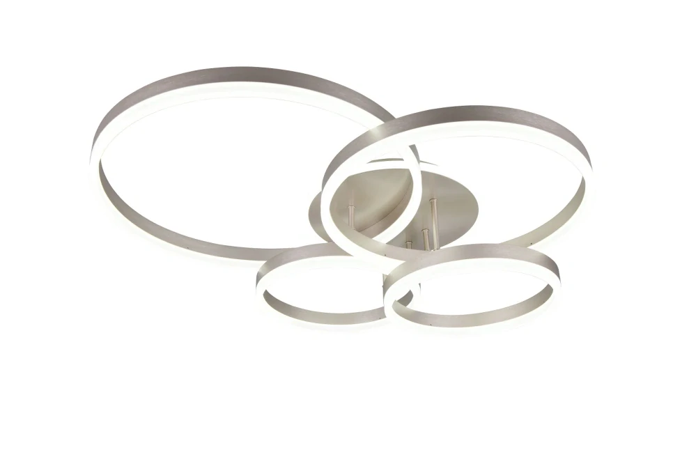 Trio Leuchten 632210407 DRAKE - Stropní LED svítidlo s dálkovým ovladačem, LED 50W, 2700 - 6000K, 80 x 70cm