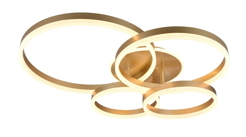 Trio Leuchten 632210479 DRAKE - Stropní LED svítidlo s dálkovým ovladačem, LED 50W, 2700 - 6000K, 80 x 70cm
