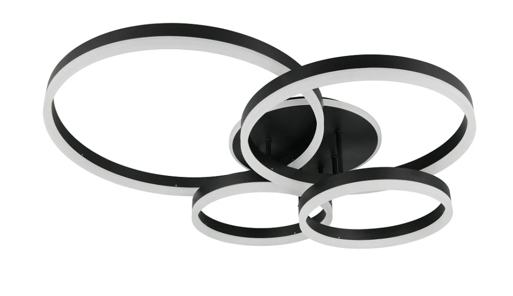 Trio Leuchten 632210432 DRAKE - Stropní LED svítidlo s dálkovým ovladačem, LED 50W, 2700 - 6000K, 80 x 70cm