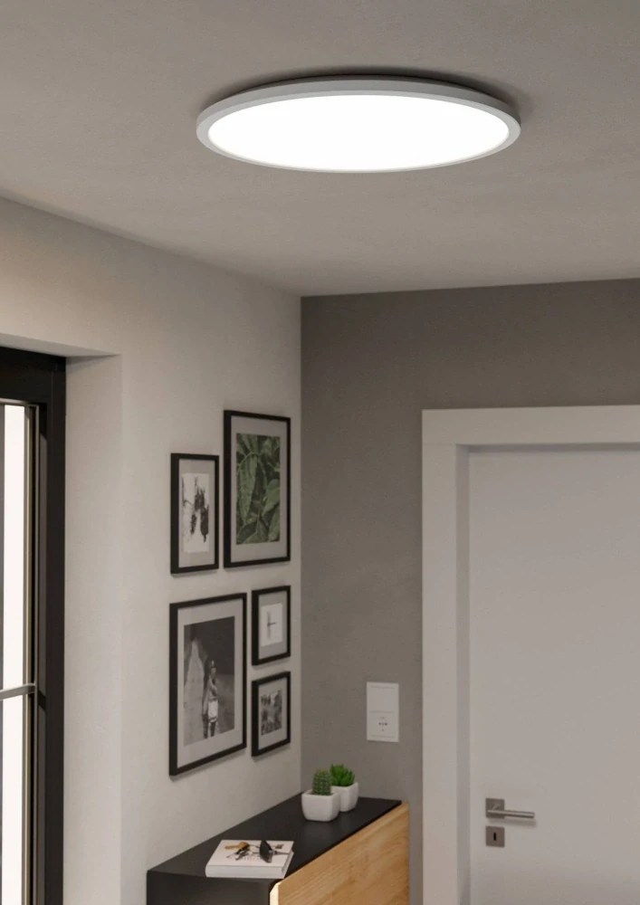 Eglo ZIGBEE 901473 ROVITO-Z - Stropní LED kulaté RGB svítidlo ovládané ovladačem, nebo z mobilní aplikace, LED 16,8W, Ø 50cm, IP44