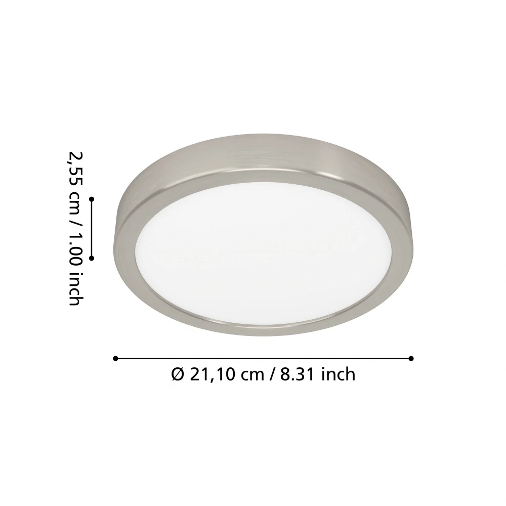 Eglo ZIGBEE 901381 FUEVA 6-Z - Stropní LED kulaté RGB svítidlo ovládané ovladačem, nebo z mobilní aplikace, LED 11,2W, Ø 21cm, IP44