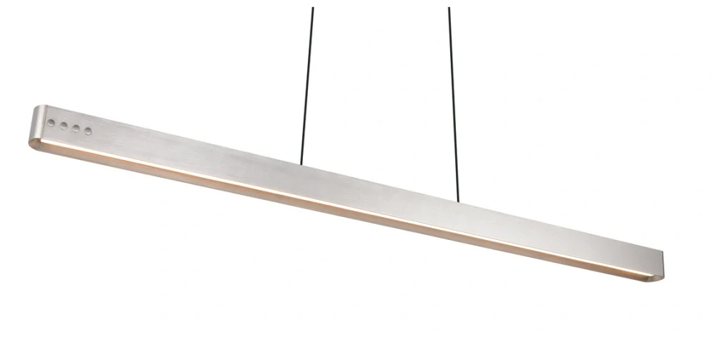 Trio Leuchten 333310207 DONEGAL - Závěsný stahovací lustr nad stůl, s dálkovým ovladačem a elektrickým stahováním, LED 40W, 4650lm, 2700 - 6500K, matný nikl