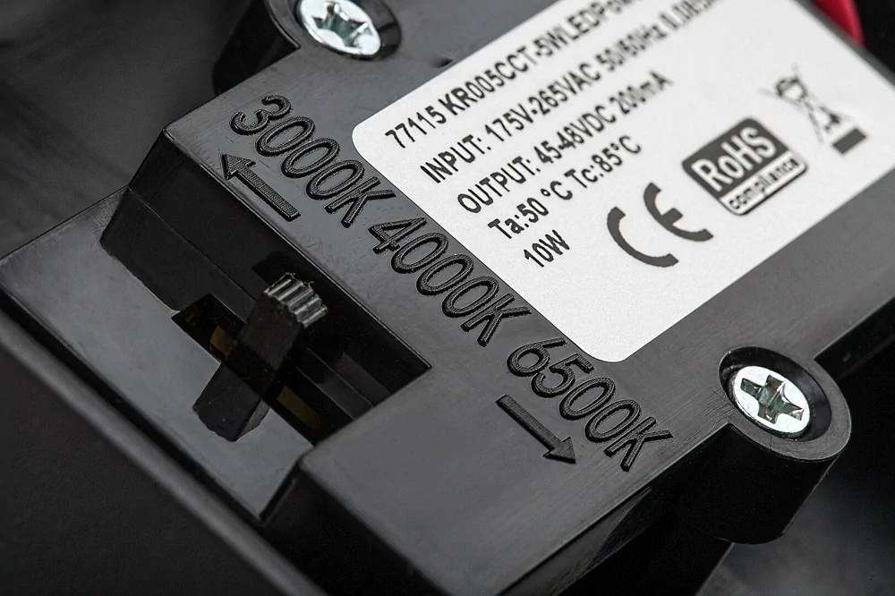 Rabalux 77115 ZARAGOZA - Nástěnné LED venkovní svítidlo s čidlem v černé barvě, LED 9W, 2700 + 4000 + 6500K, IP54