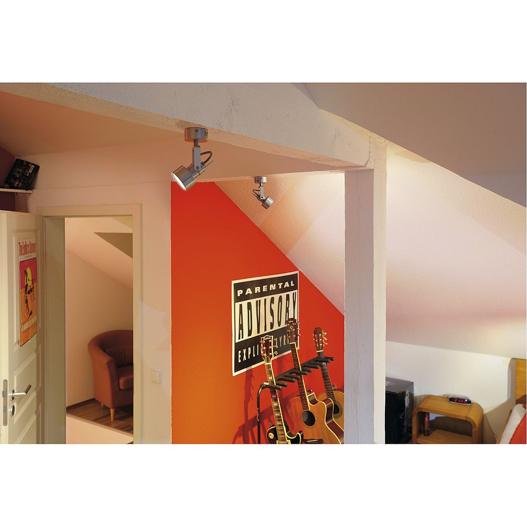 Big White 147559 INDA  - Stropní naklápěcí bodové svítidlo v broušeném hliníku