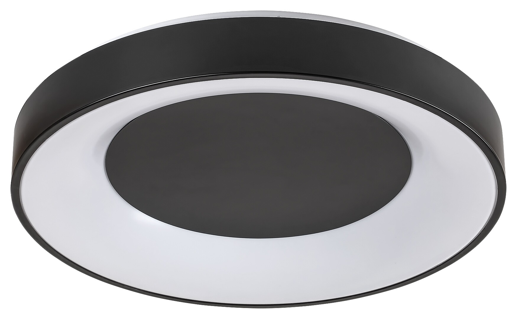 Rabalux 3082 CEILO - LED stropní svítidlo v černé barvě, stmívatelné ovladačem, 38W, 3000 - 6500K, Ø 48cm