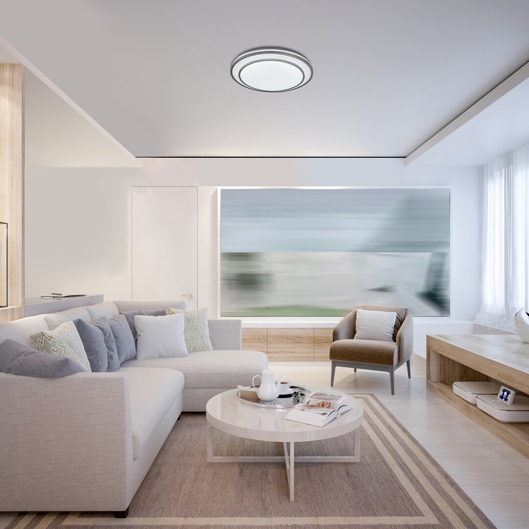 Rabalux 2131 LUPITA - LED výkonné svítidlo s dálkovým ovladačem, LED 40W, 3000 - 6500K, Ø 49cm