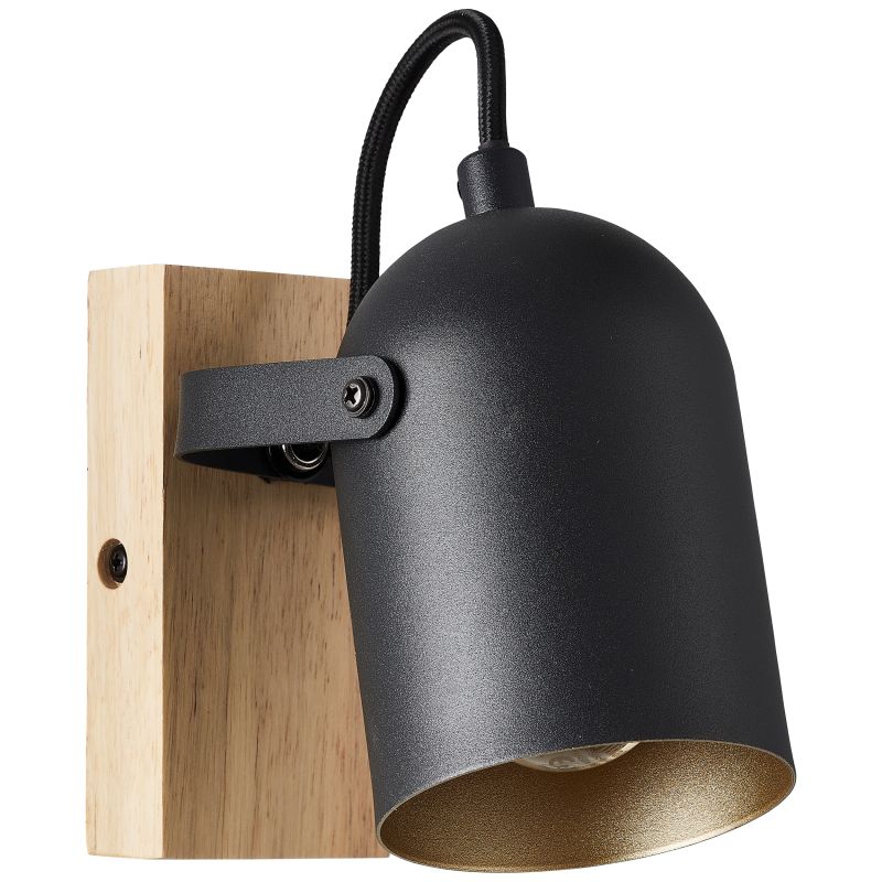 Brilliant 99795/86 TRONTE - Dřevěná lampa na zeď, 1 x E14