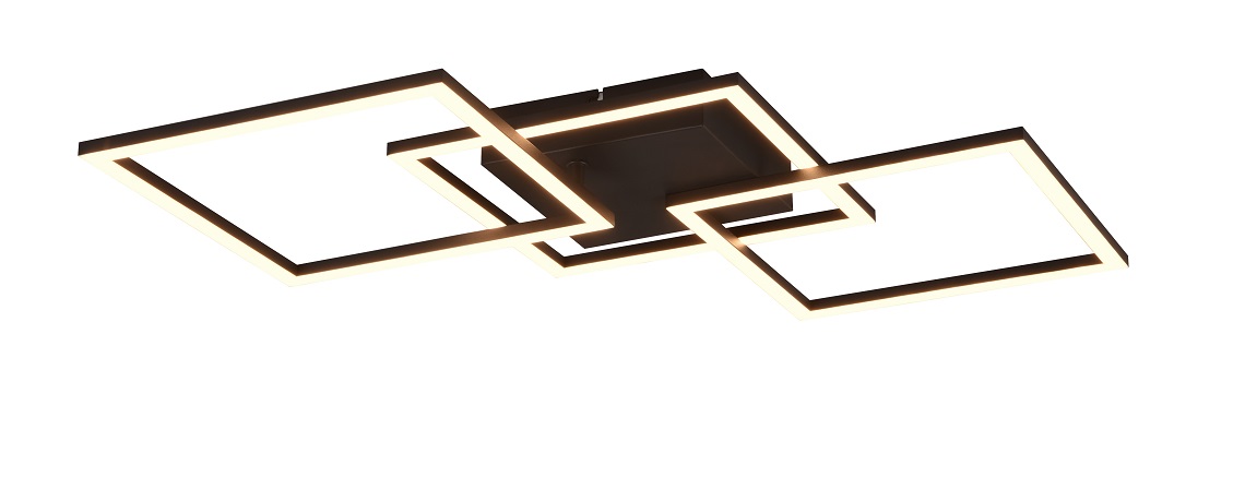 Trio Leuchten R64493132 TRAIL - Moderní LED stropní lustr s natáčecími rameny, LED 31W, 3000K, 74,5 x 35,2cm