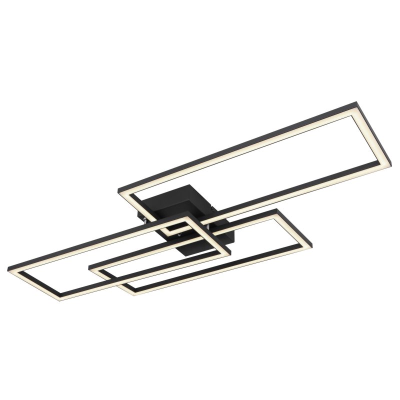 Globo 67247-58SH TINY - Stropní LED svítidlo ovládané ovladačem, nebo z mobilní aplikace TUYA, 3000 - 6500K,  LED 58W, 90 x 40cm