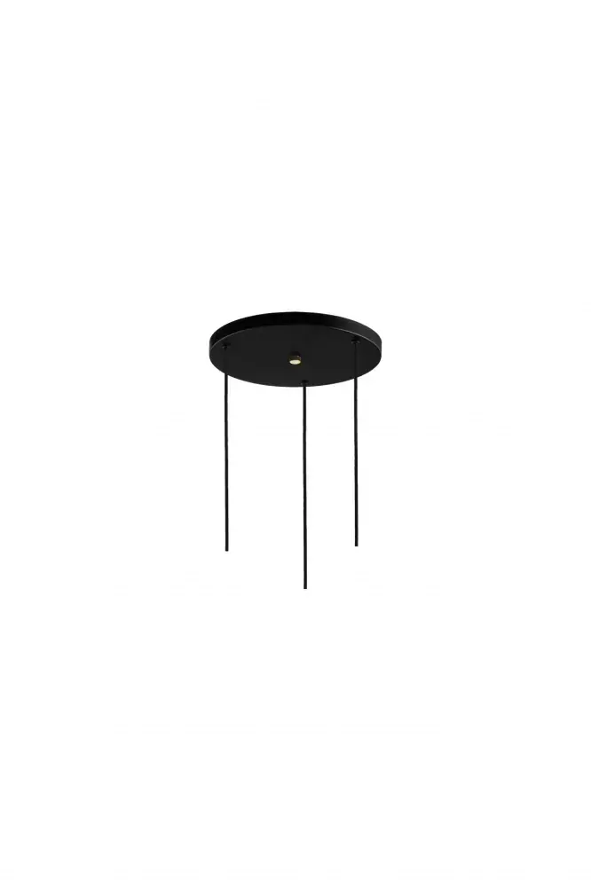 Kaspa 10877305 LONGIS - Trojramenné závěsné svítidlo, čiré sklo, zlaté patice, 3 x E27, Ø 40cm