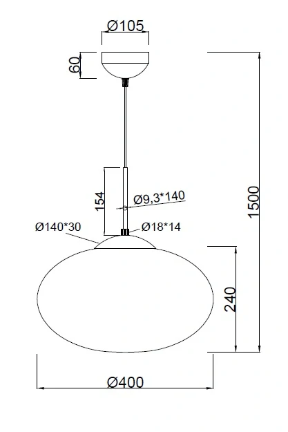 Trio Leuchten 363190132 FOMENTO - Závěsné černé svítidlo s mléčným skleněným stínidlem, 1 x E27, Ø 40cm