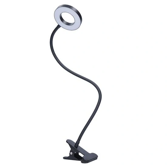 Solight WO66-B - LED stmívatelná lampička v černé barvě se skřipcem, LED 8W, 3000K, 4000K, 5000K