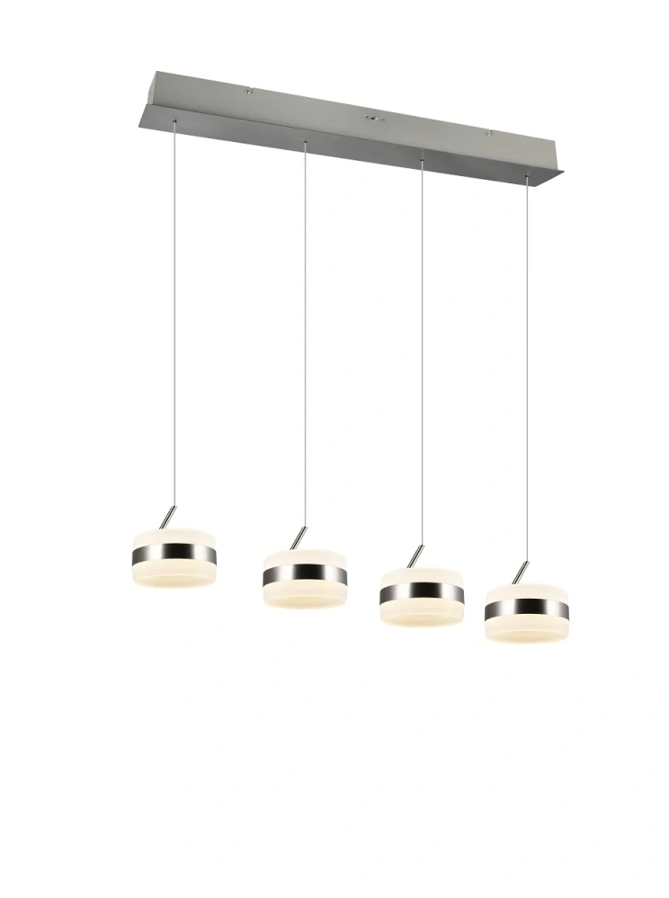 Trio Leuchten 331410407 DIOS - LED závěsný lustr stmívatelný běžným vypínačem nad jídelní stůl, LED 32W, 2300 + 3000 + 4000K, 85cm