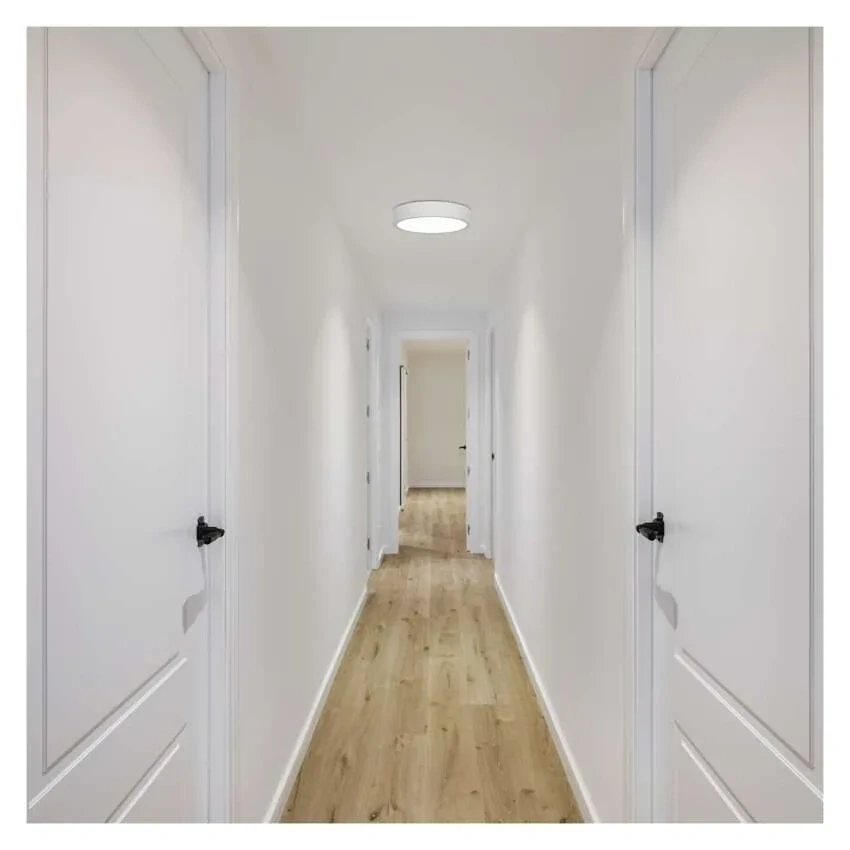 EMOS ZM5145 NEXXO - Přisazený stropní LED panel v bílé barvě, 21W, 1900lm, 4000K, IP40/IP20, Ø 22,5cm