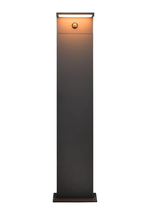 Trio Leuchten 438669142 RAVI - LED venkovní antracitové stojací svítidlo s pohybovým senzorem, IP54, LED 13W, 2200+3000+4000K, 100cm