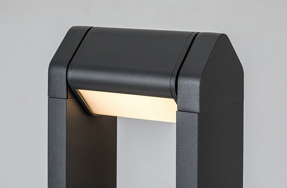 Rabalux 77104 MEDNA - LED venkovní antracitová stojací lampa, LED 8W, 3000K, IP54, 65cm