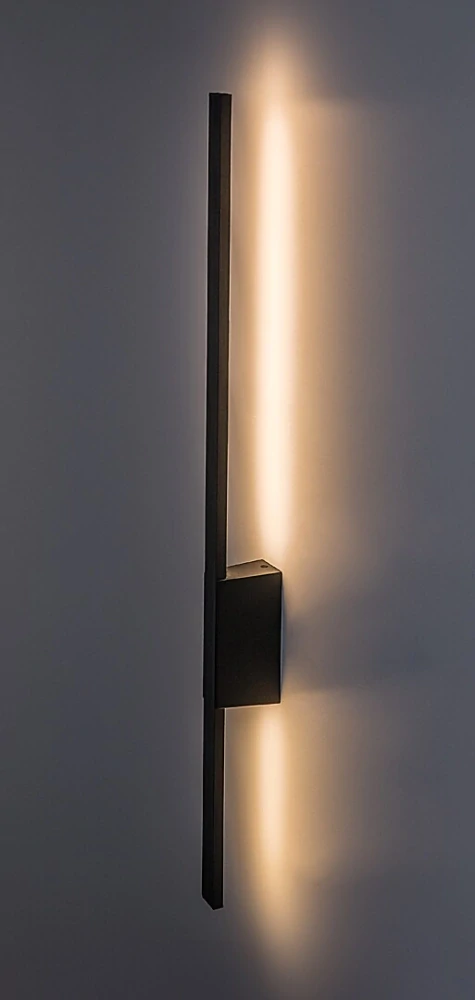 Rabalux 77125 KELEBIA - LED nástěnné nepřímé svítidlo v černé barvě, LED 12W, 3000K, 80cm