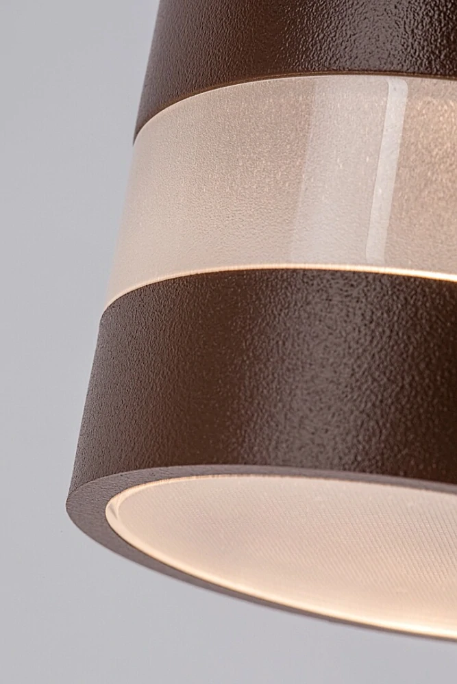 Rabalux 77212 URFA LINE - Nástěnné LED venkovní svítidlo v hnědé barvě, LED 16W, 3000 / 4000 / 6500K, IP65