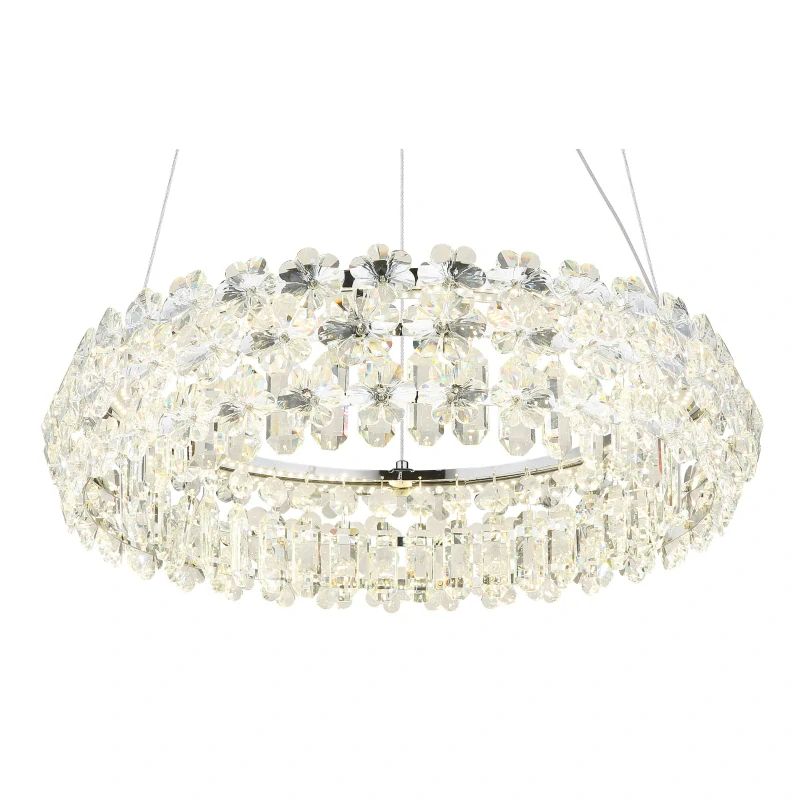 Globo 64140H DIANN - Moderní křišťálový LED lustr nad jídelní stůl, 50W, Ø 60cm