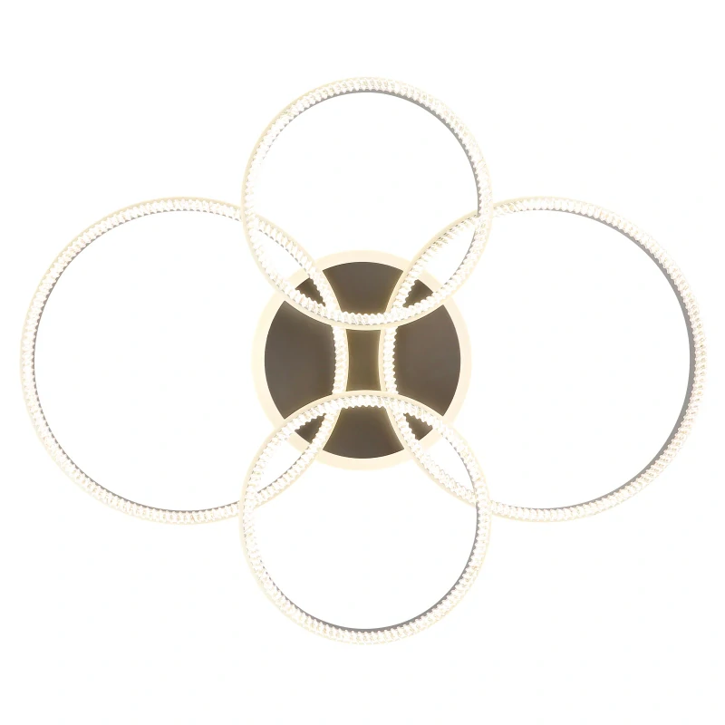Globo 67377-90 FRANCINE - Stmívatelný moderní stropní lustr dálkovým ovladačem, LED 90W, 2700 - 6000K, 84,5 x 68cm