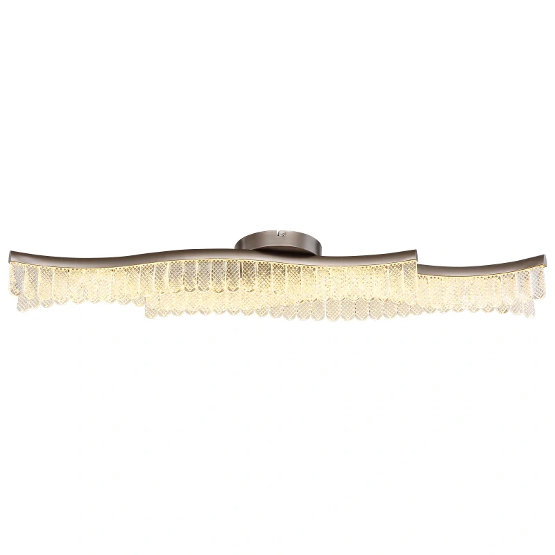 Globo 67348D JULIET - Moderní stropní křišťálový lustr, LED 35W, 3200K, 108cm