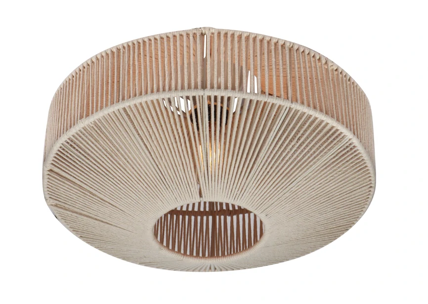Trio Leuchten 664700144 SVEA - Stropní lustr se stínidlem z bavlny, 1 x E27, Ø 46cm