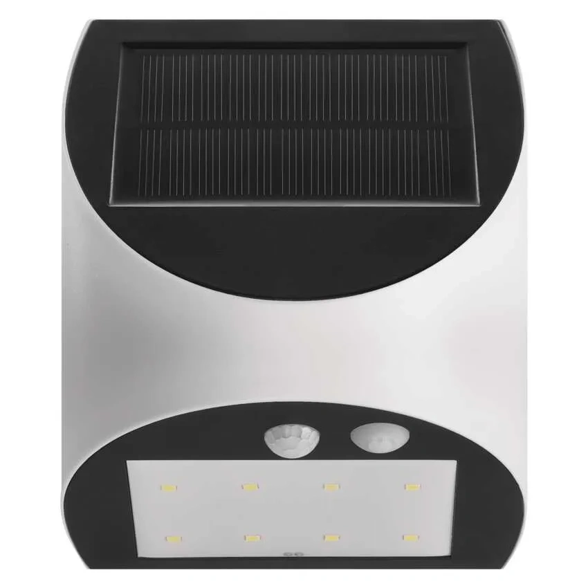 Emos ZG172S LUMI - LED nástěnné solární svítidlo s pohybovým čidlem, 240lm, 4000K, IP54