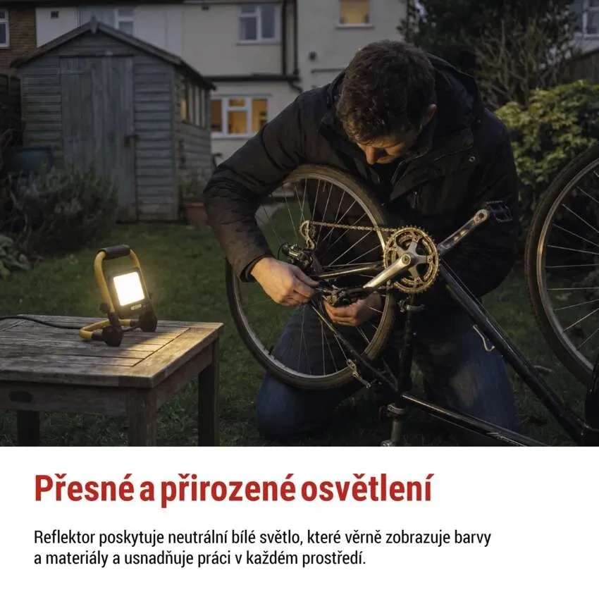 Emos ZS3214 GLARO - Přenosný LED reflektor, 50W, IP65