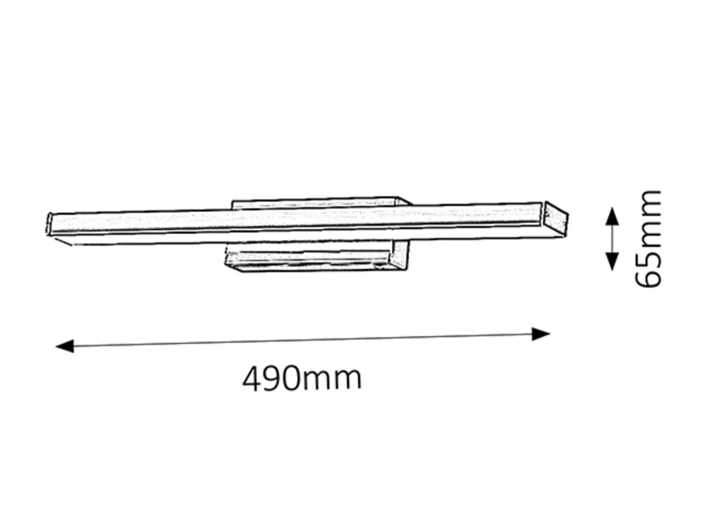 Rabalux 5897 JOHN - LED koupelnové svítidlo k zrcadlu 49cm