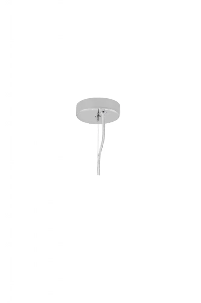 Kaspa 10423108 AVIA L - Závěsné svítidlo s nepravidelným průhledným stínidlem v grafitové barvě, 1 x E27, Ø 40cm