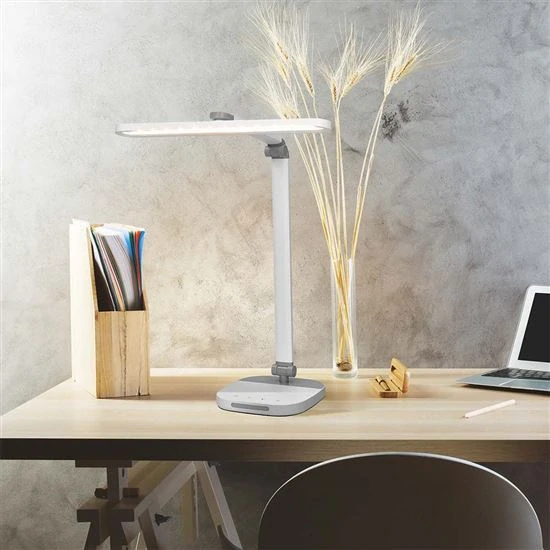Solight WO65 - Stolní stmívatelná lampička s nočním světlem, LED 10W, 800lm, 3000+4000+5000K