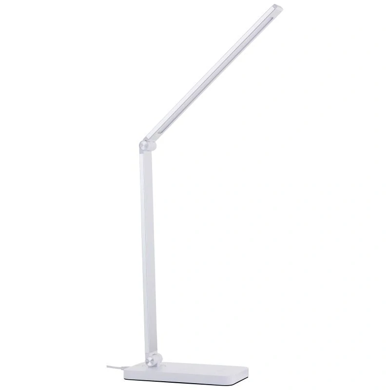 Brilliant G60090/05 FLORENCE - Bílá stolní stmívatelná lampa s bezdrátovým nabíjením, LED 5W, 2700-6500K